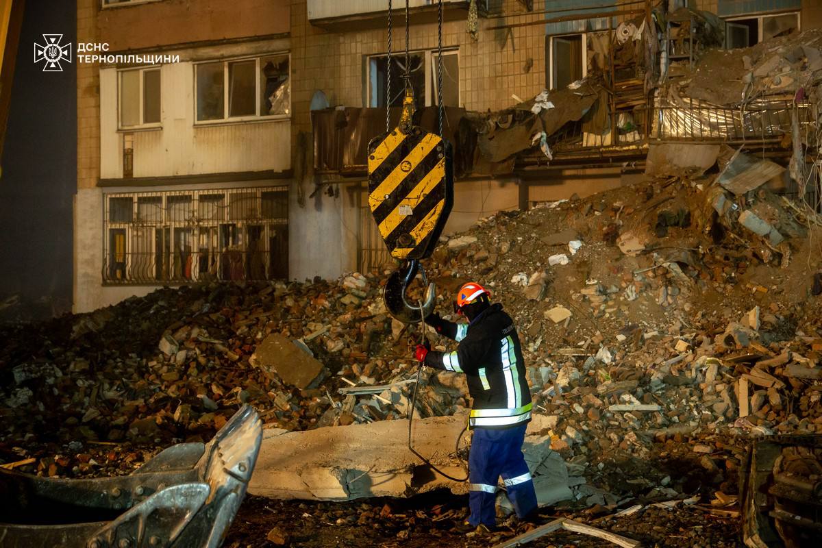 Пошуково-рятувальні роботи у Тернополі